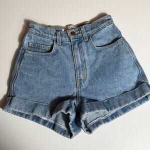 American Apparel blue denim shorts (24)